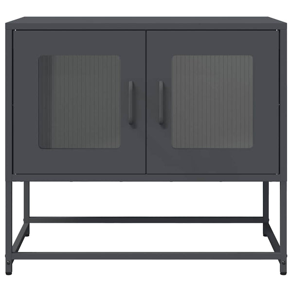 TV-Schrank Anthrazit 68x39x60,5 cm Stahl