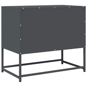 TV-Schrank Anthrazit 68x39x60,5 cm Stahl