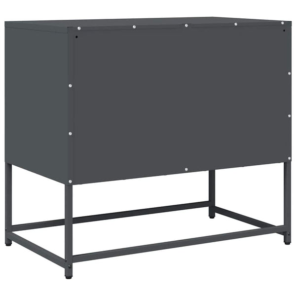TV-Schrank Anthrazit 68x39x60,5 cm Stahl
