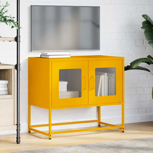 TV-Schrank Senfgelb Stahl 68 cm