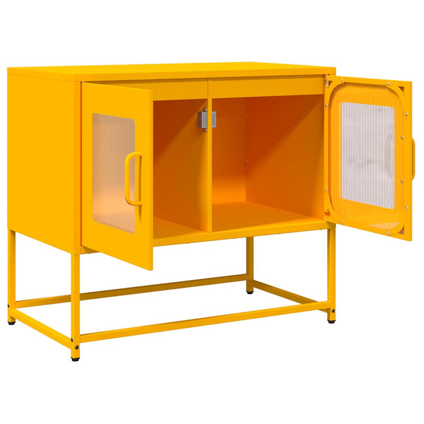 TV-Schrank Senfgelb Stahl 68 cm