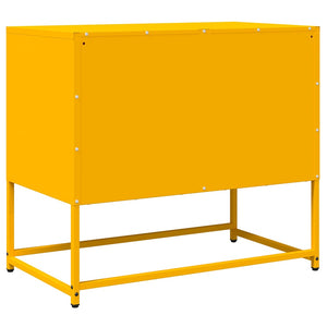 TV-Schrank Senfgelb Stahl 68 cm