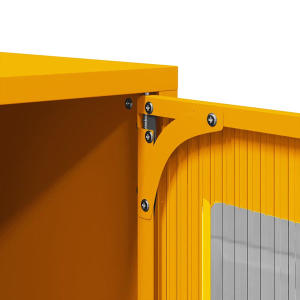 TV-Schrank Senfgelb Stahl 68 cm