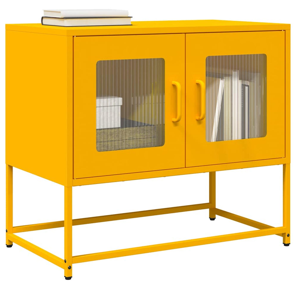 TV-Schrank Senfgelb Stahl 68 cm