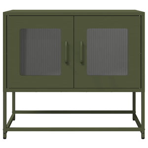 TV-Schrank Olivgrün Stahl 68x60,5 cm