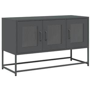 Anthrazit TV-Schrank aus Stahl – 100,5 cm