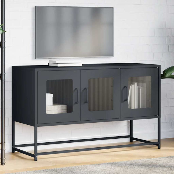Anthrazit TV-Schrank aus Stahl – 100,5 cm