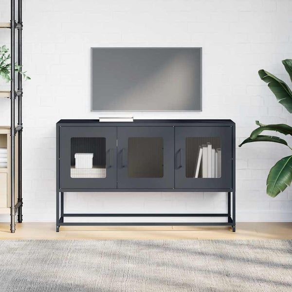 Anthrazit TV-Schrank aus Stahl – 100,5 cm