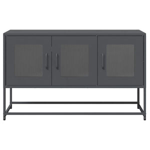 Anthrazit TV-Schrank aus Stahl – 100,5 cm