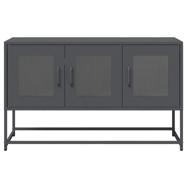 Anthrazit TV-Schrank aus Stahl – 100,5 cm