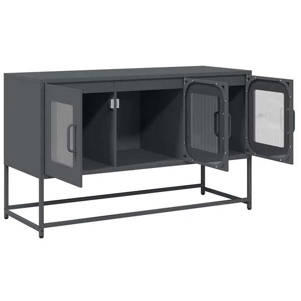 Anthrazit TV-Schrank aus Stahl – 100,5 cm