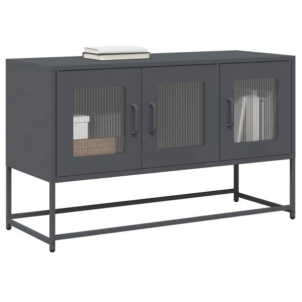 Anthrazit TV-Schrank aus Stahl – 100,5 cm