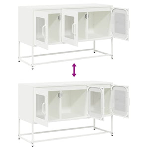 Weißer TV-Schrank, 100,5 cm