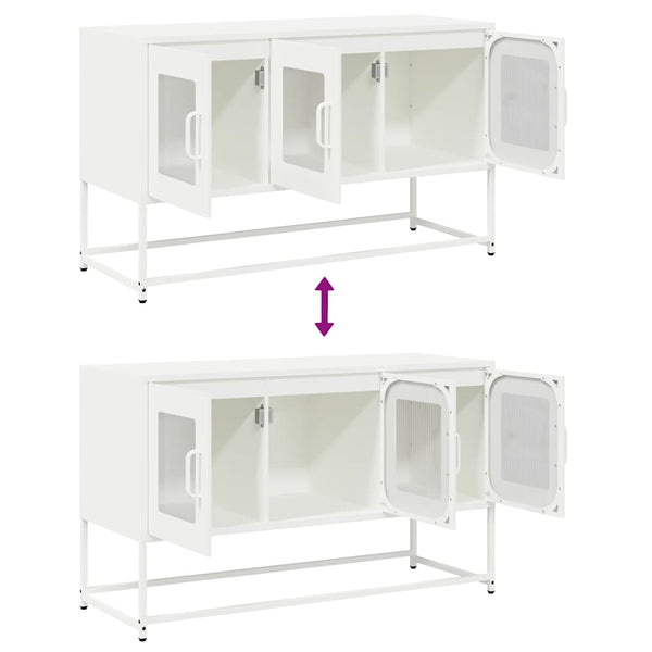 Weißer TV-Schrank, 100,5 cm