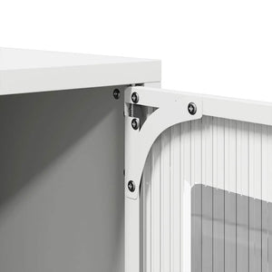 Weißer TV-Schrank, 100,5 cm