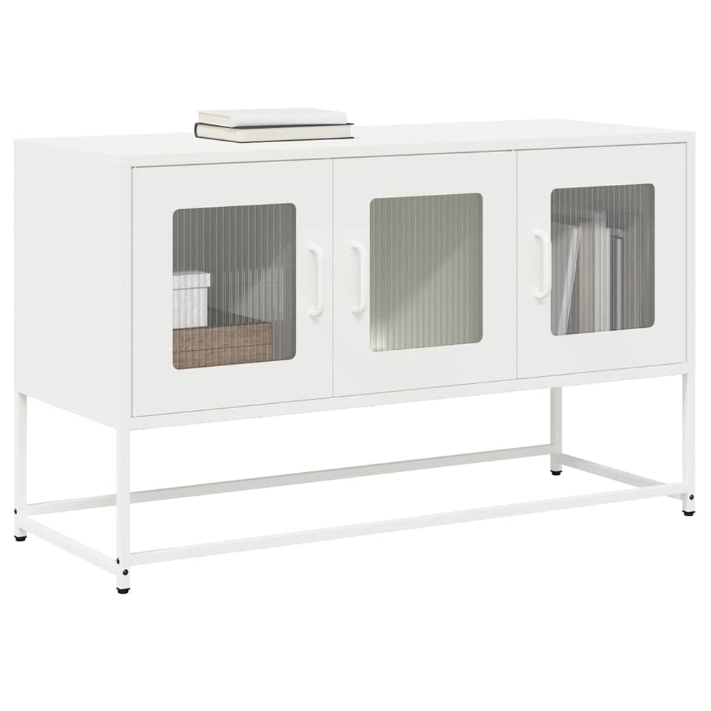 Weißer TV-Schrank, 100,5 cm