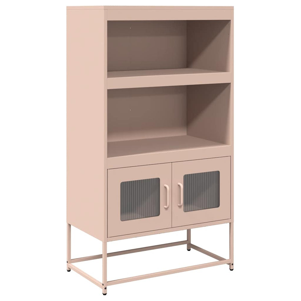 Highboard Rosa Stahl 68x39x123 cm