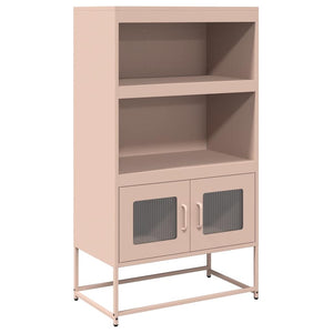 Highboard Rosa Stahl 68x39x123 cm