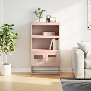 Highboard Rosa Stahl 68x39x123 cm