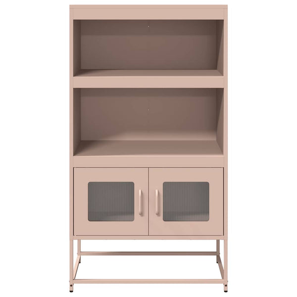 Highboard Rosa Stahl 68x39x123 cm