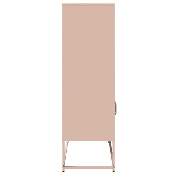 Highboard Rosa Stahl 68x39x123 cm