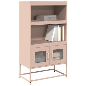 Highboard Rosa Stahl 68x39x123 cm