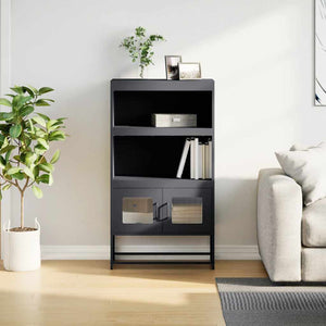 vidaXL Bahut haut Anthracite 68x39x123 cm Acier