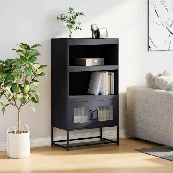 vidaXL Bahut haut Anthracite 68x39x123 cm Acier
