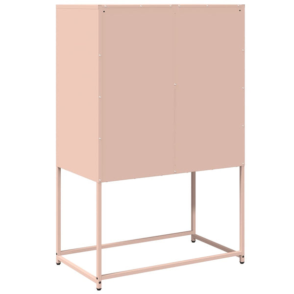Highboard Rosa Stahl 68x39x107cm