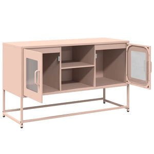 Rosa TV-Schrank aus Stahl, 100,5 cm