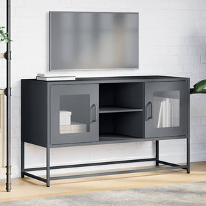Anthrazit TV-Schrank Stahl 100,5 cm