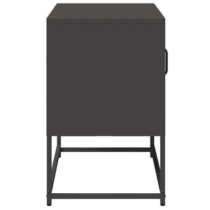 TV-Schrank Schwarz Stahl 68x39x60,5 cm