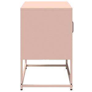 Rosa TV-Schrank aus Stahl, 68 cm