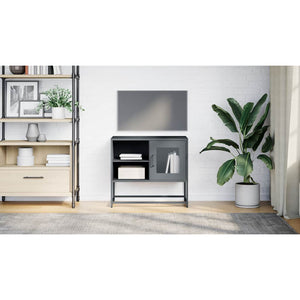 Anthrazit TV-Schrank Stahl 68 cm