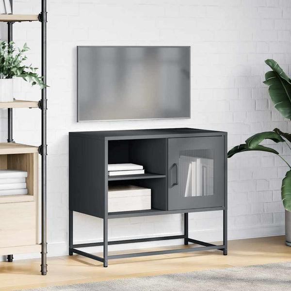 Anthrazit TV-Schrank Stahl 68 cm