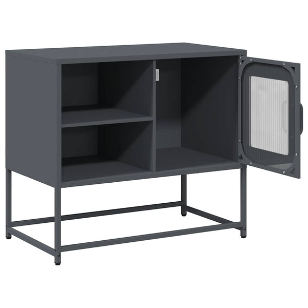 Anthrazit TV-Schrank Stahl 68 cm