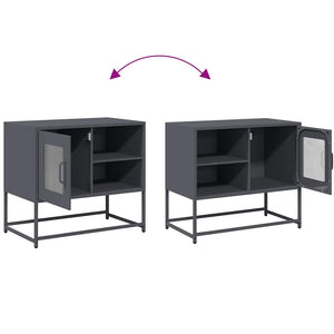 Anthrazit TV-Schrank Stahl 68 cm