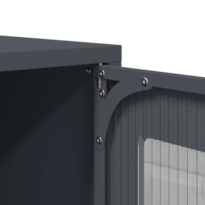 Anthrazit TV-Schrank Stahl 68 cm
