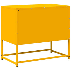 Senfgelber TV-Schrank Stahl 68cm