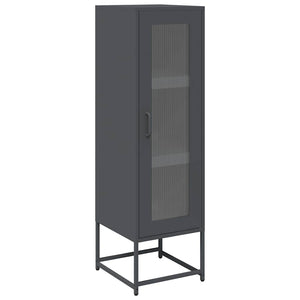 Highboard Anthrazit Stahl 36x39x123cm