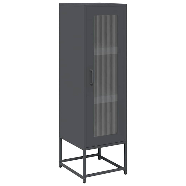 Highboard Anthrazit Stahl 36x39x123cm