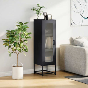 Highboard Anthrazit Stahl 36x39x123cm