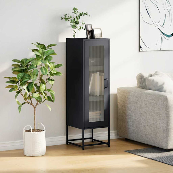 Highboard Anthrazit Stahl 36x39x123cm