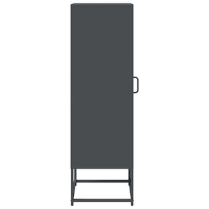 Highboard Anthrazit Stahl 36x39x123cm