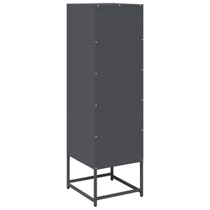 Highboard Anthrazit Stahl 36x39x123cm
