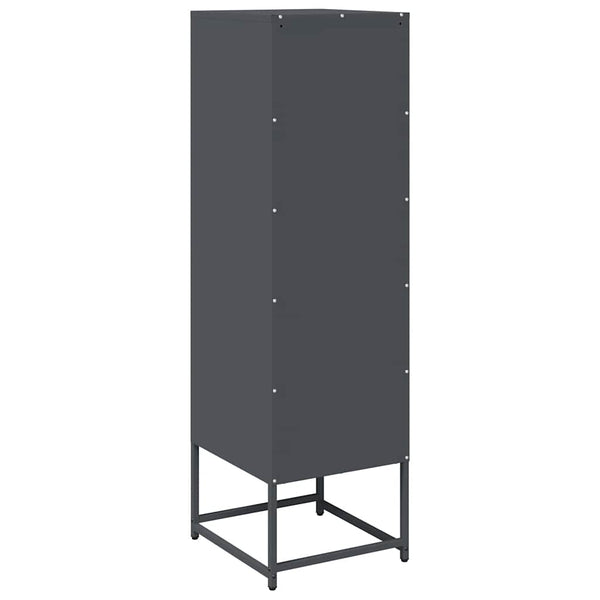 Highboard Anthrazit Stahl 36x39x123cm
