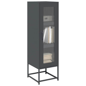 Highboard Anthrazit Stahl 36x39x123cm