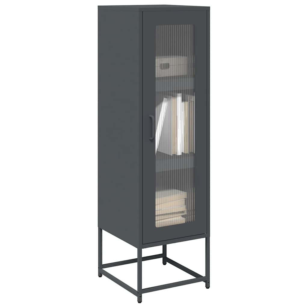 Highboard Anthrazit Stahl 36x39x123cm
