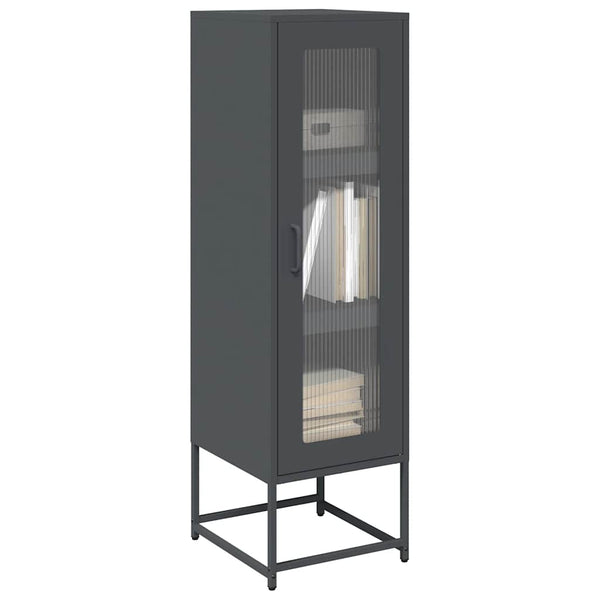 Highboard Anthrazit Stahl 36x39x123cm