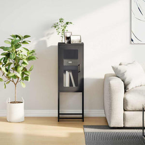 Schwarzes Sideboard 36x39x107 cm